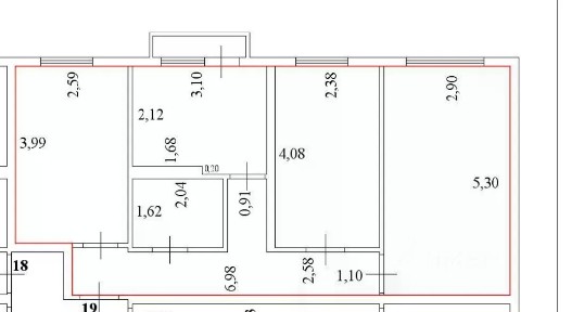 Продается 3-комн. квартира, 56,1 м²