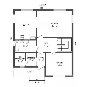 Продается 2-этажный дом, 108,4 м²