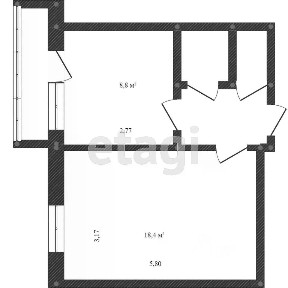 Продается 1-комн. квартира, 32 м²