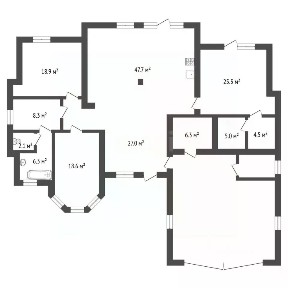 Продается 1-этажный дом, 290 м²