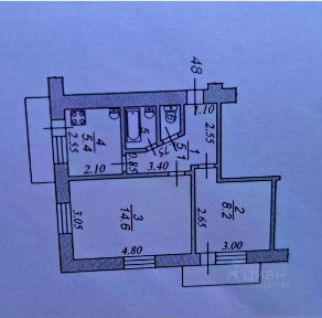 Продается 2-комн. квартира, 36,3 м²