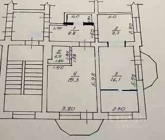 Продается 2-комн. квартира, 55,8 м²
