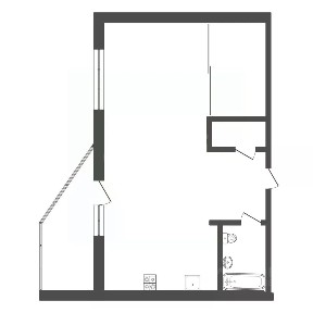 Сдается студия, 57 м²