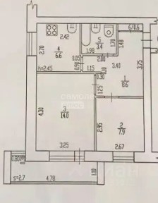 Продается 2-комн. квартира, 41,1 м²