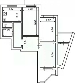 Продается 3-комн. квартира, 72,7 м²
