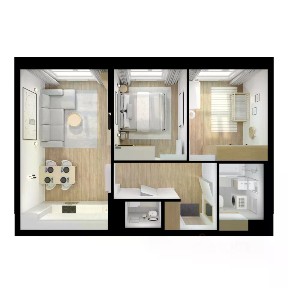 Продается 2-комн. квартира, 54,1 м²