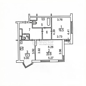 Продается 2-комн. квартира, 72,4 м²