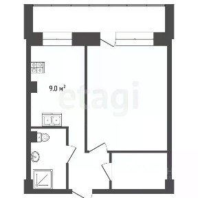 Продается 1-комн. квартира, 34,8 м²