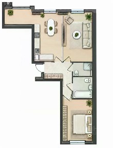 Продается 2-комн. квартира, 63,1 м²