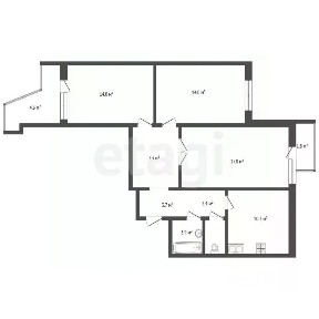 Продается 3-комн. квартира, 75,5 м²