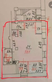 Сдается торговая площадь, 90 м²
