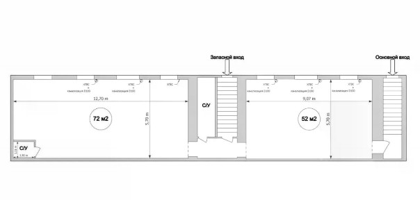 Сдается помещение свободного назначения, 130 м²