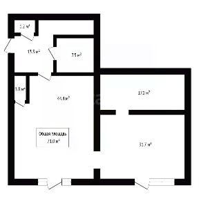 Сдается торговая площадь, 71 м²