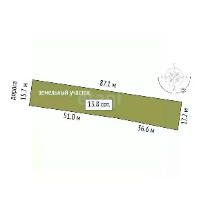 Продается 1-этажный дом, 50,1 м²