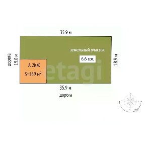 Продается 2-этажный дом, 169 м²
