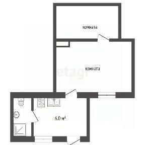 Продается 2-комн. квартира, 42 м²