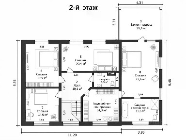 Продается 2-этажный коттедж, 315 м²