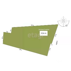 Продается 1-этажный дом, 62,8 м²