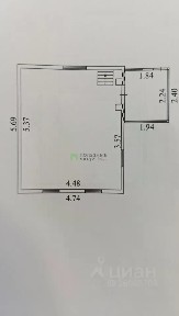 Продается 2-этажный дом, 43,6 м²