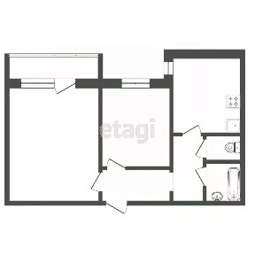 Продается 2-комн. квартира, 44,7 м²