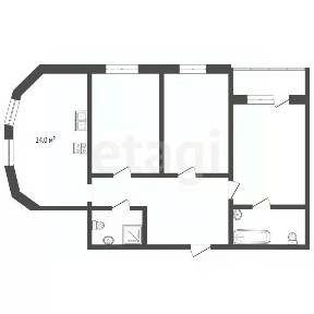 Продается 3-комн. квартира, 95,1 м²