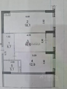 Продается 2-комн. квартира, 50,3 м²