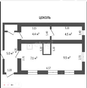 Продается 2-этажный дом, 60 м²