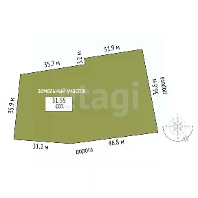 Продается 1-этажный дом, 68,5 м²