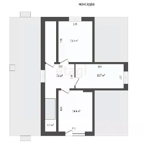 Продается 2-этажный дом, 132,7 м²