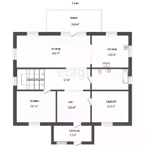 Продается 3-этажный дом, 197 м²