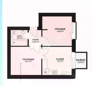 Продается 2-комн. квартира, 42 м²