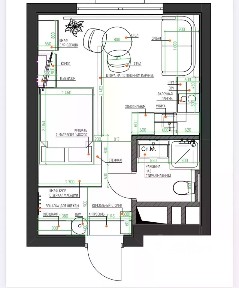 Сдается апартаменты-студия, 25 м²