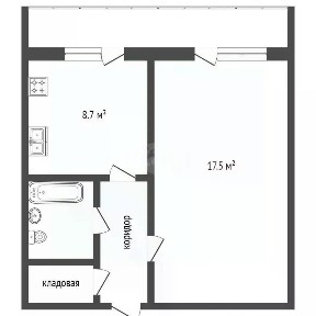 Продается 1-комн. квартира, 33 м²