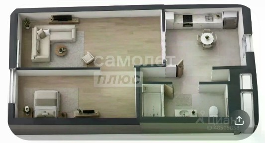 Продается 2-комн. квартира, 36 м²
