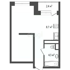Продается 1-комн. квартира, 34 м²