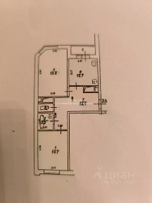 Продается 2-комн. квартира, 63 м²