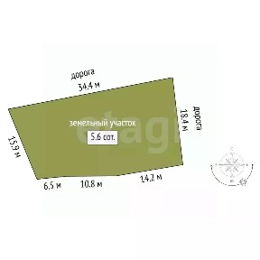 Продается 1-этажный дом, 92 м²