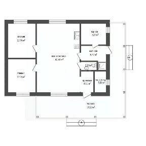 Продается 1-этажный дом, 100,1 м²