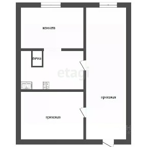 Продается 1-этажный дом, 35 м²