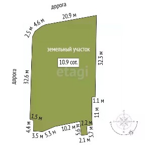 Продается 1-этажный дом, 20 м²