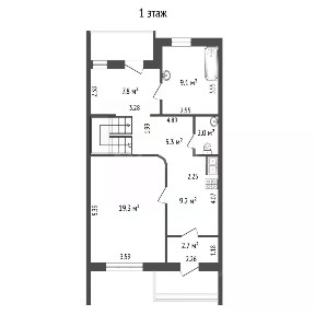 Продается 3-этажный таунхаус, 182 м²