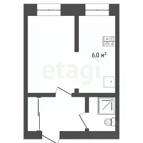 Продается 1-комн. квартира, 22,8 м²