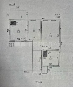 Продается 1/2 часть дома, 34,5 м²