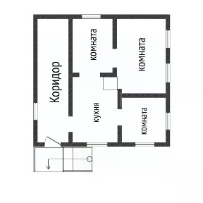 Продается 1-этажный дом, 36 м²
