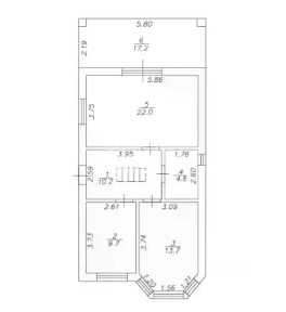 Продается 1-этажный дом, 78 м²