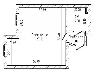 Продается 1-комн. квартира, 36 м²