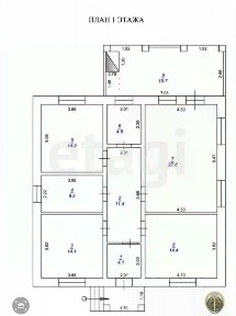 Продается 1-этажный дом, 133,2 м²