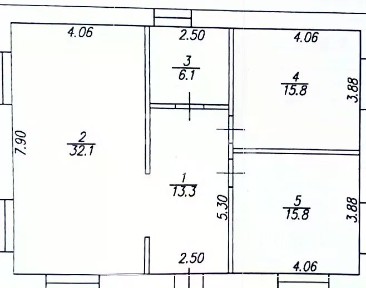 Продается 1-этажный дом, 86,1 м²