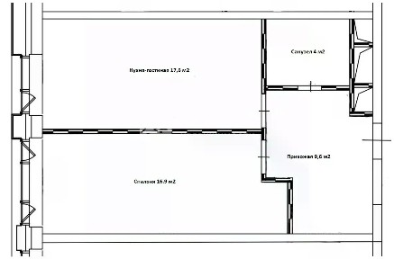 Продаются 1-комн. апартаменты, 48,1 м²