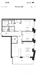 Продается квартира свободной планировки, 97,7 м²